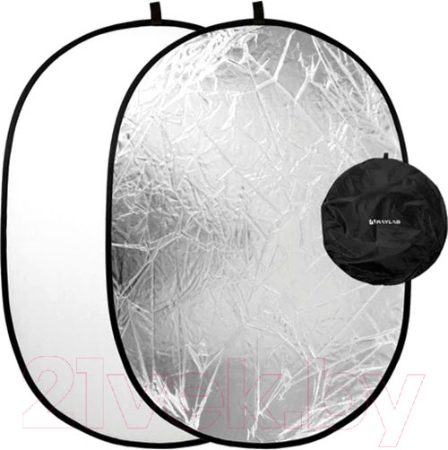Изображение товара Отражатель для фото RayLab RF-09 (110x150см, серебристый/белый)