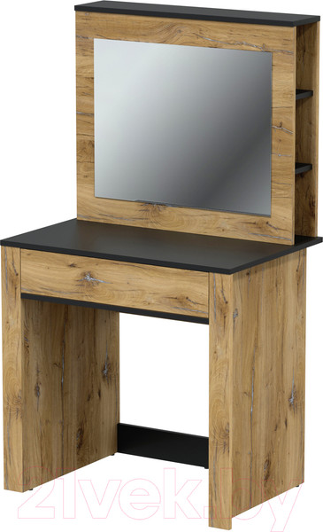 Изображение товара Туалетный столик Интерлиния Quartz QZ-СТ1 (дуб нокс/черный)