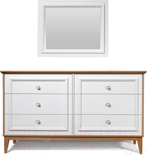 Изображение товара Зеркало Гомельдрев Торино ГМ 8197 (дуб/белый)