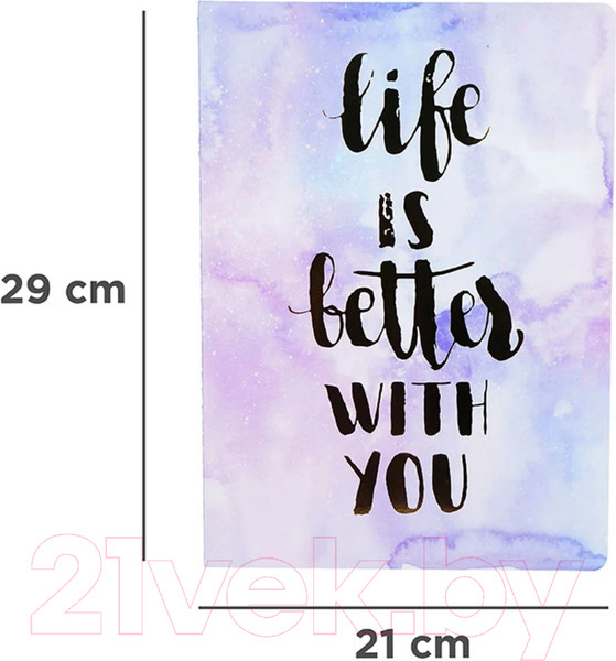 Изображение товара Набор записных книжек Miniso Color Explosion A4 дизайн А / 4744 (2шт)