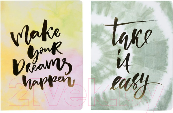 Изображение товара Набор записных книжек Miniso Color Explosion A4 дизайн В / 4720 (2шт)