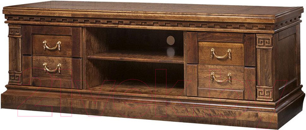 Изображение товара Тумба Гомельдрев Ривьера для радиоаппаратуры ГМ 5860 (береза/белов. орех)