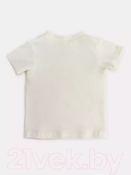 Изображение товара Футболка для малышей Rant Hugs And Kisses / 4672/4-68 (Vanilla Beige, р.68)