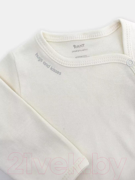 Изображение товара Распашонка Rant Hugs And Kisses / 5372/4-74 (Vanilla Beige, р.74)