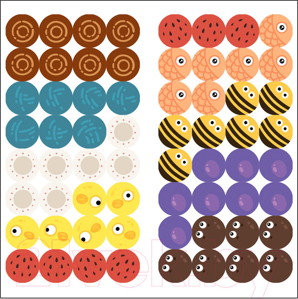 Изображение товара Развивающая книга Мозаика-Синтез Сказки с кружочками. Колобок / МС12700