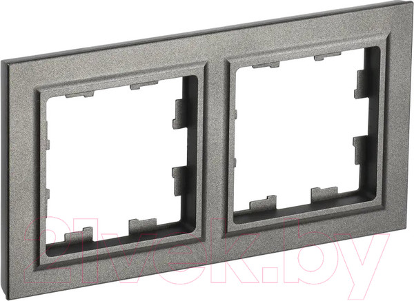 Изображение товара Рамка для выключателей и розеток IEK Brite BR-M22-K37 (шампань)