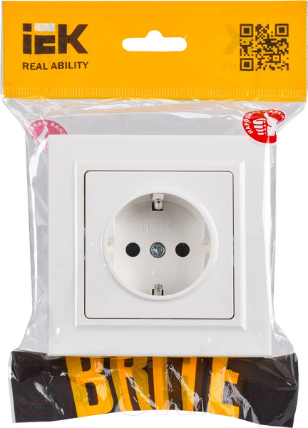 Изображение товара Розетка IEK Brite BR-R14-16-K01-F (белый)