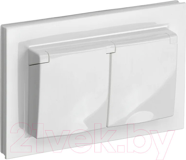 Изображение товара Розетка IEK Brite BR-R26-16-44-K01-F (белый)