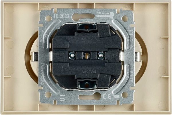 Изображение товара Розетка IEK Brite BR-R21-16-K10-F (бежевый)