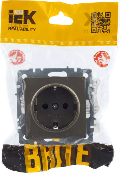 Изображение товара Розетка IEK Brite BR-R14-16-K37 (шампань)