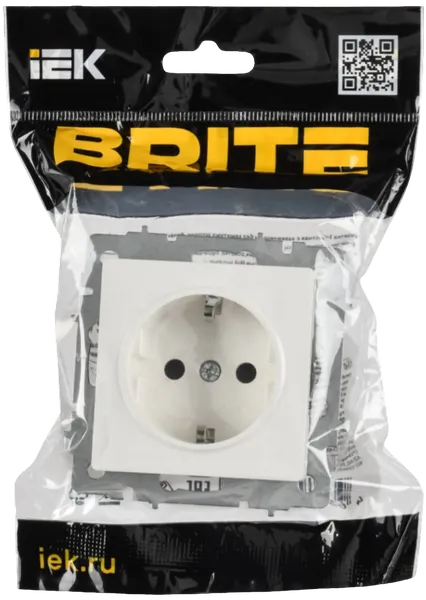 Изображение товара Розетка IEK Brite BR-R14-16-K01 (белый)