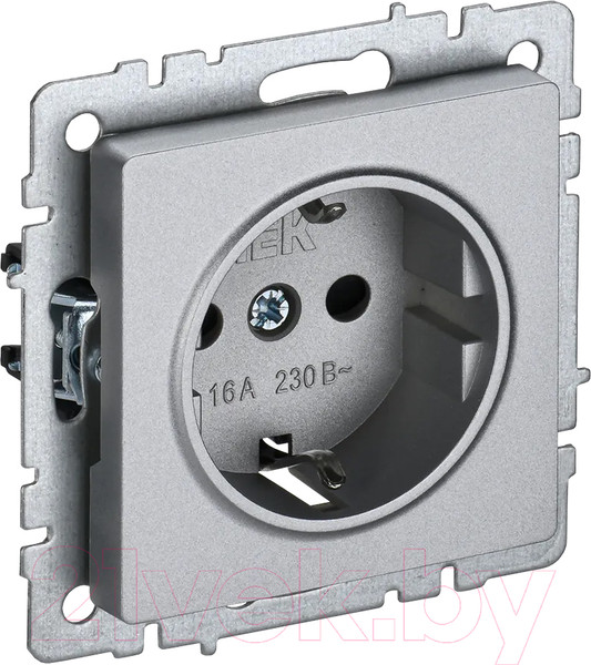 Изображение товара Розетка IEK Brite BR-R14-16-K47 (алюминий)