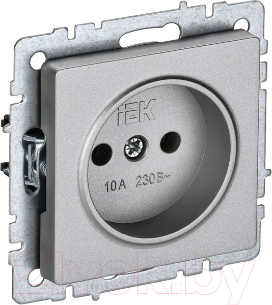 Изображение товара Розетка IEK Brite BR-R10-10-K47 (алюминий)