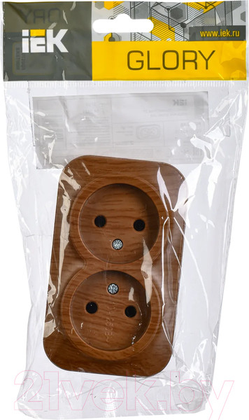Изображение товара Розетка IEK Glory ERH20-K24-10 (дуб)
