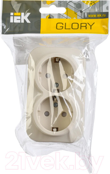 Изображение товара Розетка IEK Glory ERH24-K33-16 (кремовый)