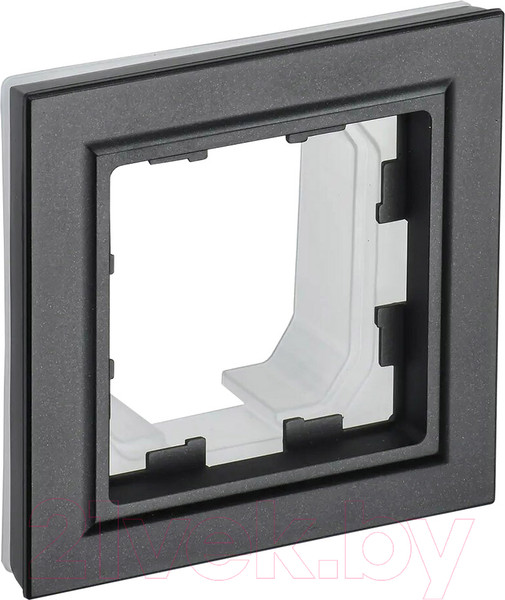 Изображение товара Рамка для выключателей и розеток IEK Brite BR-M12-44-K02 (черный)