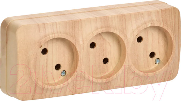Изображение товара Розетка IEK Glory ERH30-K34-10 (сосна)