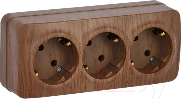 Изображение товара Розетка IEK Glory ERH31-K24-16 (дуб)