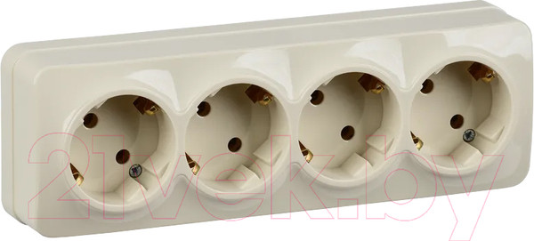 Изображение товара Розетка IEK Glory ERH41-K33-16 (кремовый)