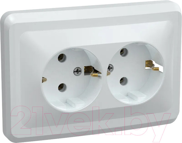 Изображение товара Розетка IEK Вега ERV21-K01-16-DM (белый)