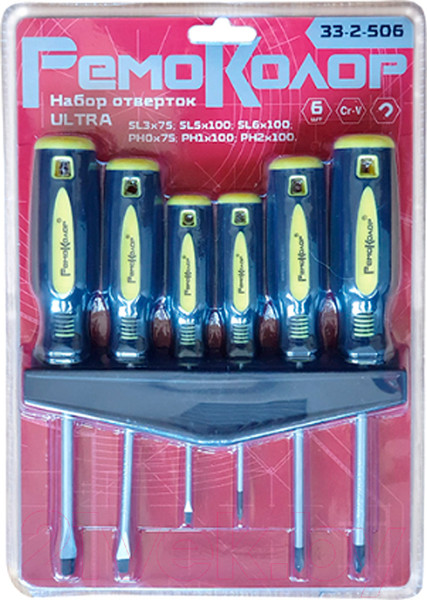 Изображение товара Набор отверток Remocolor Ultra / 33-2-506 (6 предметов)