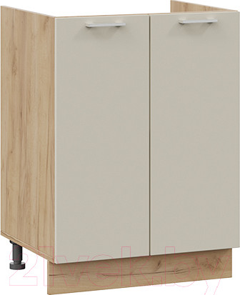 Изображение товара Шкаф под мойку ТриЯ Габриэлла 1Н6М (дуб крафт золотой/крем)
