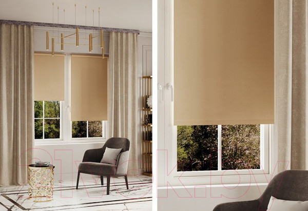 Изображение товара Штора LEGRAND Аллюр 180x260 / 58100584 (латте)