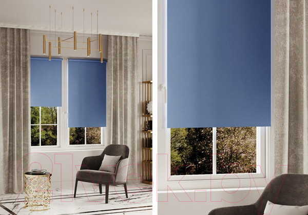 Изображение товара Штора LEGRAND Аллюр 180x260 / 58100587 (стальной)