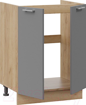 Изображение товара Шкаф под мойку ТриЯ Габриэлла 1Н6М (дуб крафт золотой/титан)