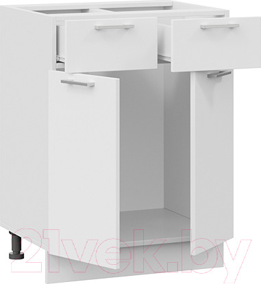 Изображение товара Шкаф-стол кухонный ТриЯ Габриэлла 1Н6Я1 (белый/сноу)