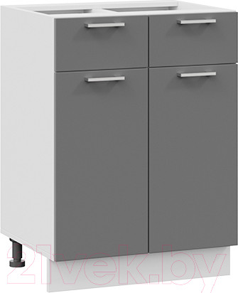 Изображение товара Шкаф-стол кухонный ТриЯ Габриэлла 1Н6Я1 (белый/титан)