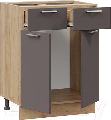 Изображение товара Шкаф-стол кухонный ТриЯ Габриэлла 1Н6Я1 (дуб крафт золотой/муссон)