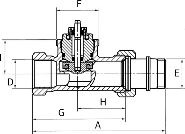 Изображение товара Клапан термостатический Simplex DN20 Проходной с увеличенным Kv / F 34021