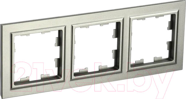 Изображение товара Рамка для выключателей и розеток IEK Brite BR-M32-K37 (шампань)