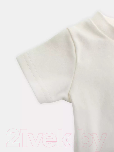 Изображение товара Футболка для малышей Rant Hugs And Kisses / 4672/4-74 (Vanilla Beige, р.74)