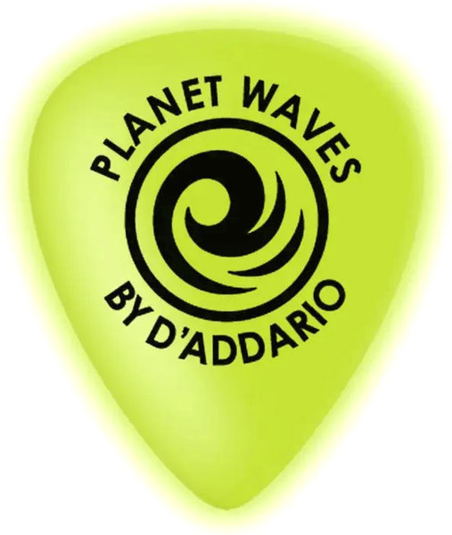 Изображение товара Набор медиаторов Planet Waves 1CCG4-10 Celluloid Glo Medium (флуоресцетный)