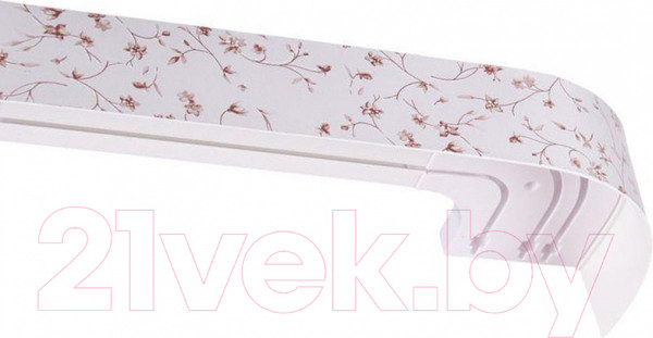 Изображение товара Карниз для штор LEGRAND Галант Элегия 7см с поворотами 1.6м / 58065825 (хром)