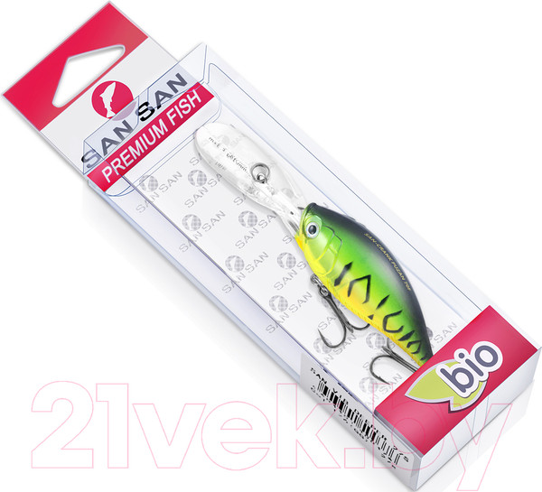 Изображение товара Воблер Sansan Crank Puzan 70F C117(GG)