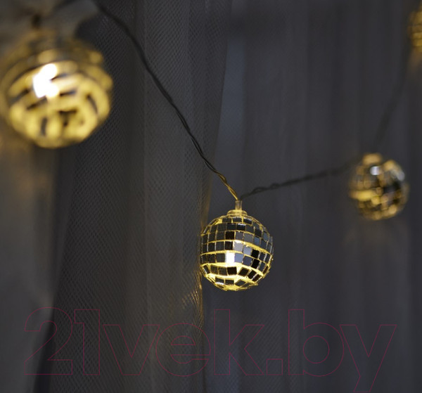 Изображение товара Светодиодная гирлянда Uniel ULD-S1800-010/STB/3AA / UL-00008423