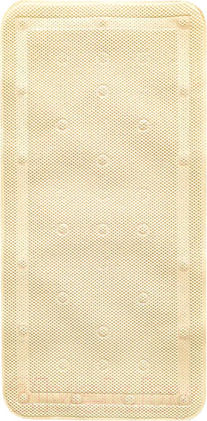 Изображение товара Коврик на присосках Вилина Массажный Лотос 6910 (43x90, бежевый)