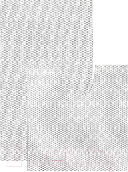 Изображение товара Набор ковриков для ванной и туалета Вилина 6833 V24SL (50x52, 50x85, 2шт)