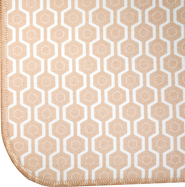 Изображение товара Коврик для ванной Вилина 7068 001 (50x85, противоскользящий, бежевый)