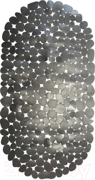 Изображение товара Коврик для ванной Вилина Лунный камень 7066 (36x69, графитовый серый)