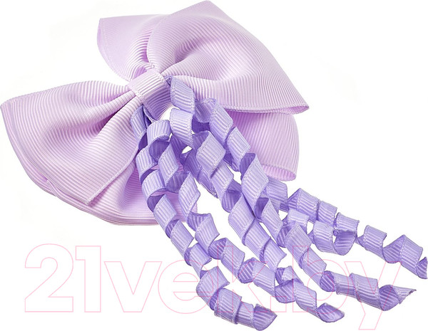 Изображение товара Заколка для волос Bradex Бант Со Спиральками / AS 1424 (фиолетовый)