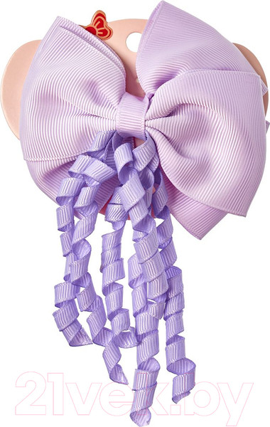 Изображение товара Заколка для волос Bradex Бант Со Спиральками / AS 1424 (фиолетовый)