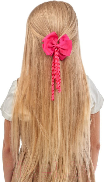 Изображение товара Заколка для волос Bradex Бант Со Спиральками/ AS 1423  (фуксия)