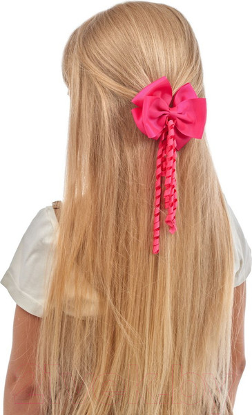 Изображение товара Заколка для волос Bradex Бант Со Спиральками/ AS 1423  (фуксия)