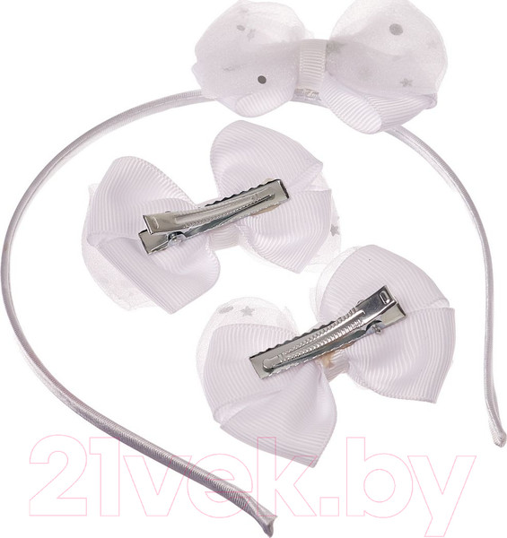 Изображение товара Комплект аксессуаров для волос Bradex Отличница / AS 1242 (белый)