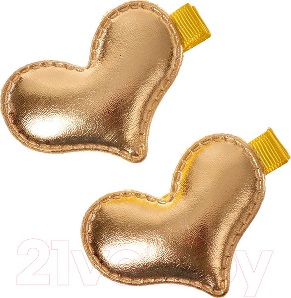 Изображение товара Набор заколок для волос Bradex Сердечки / AS 1247 (золото)