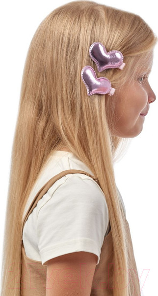 Изображение товара Набор заколок для волос Bradex Сердечки / AS 1246 (розовый)